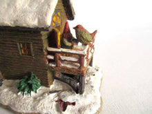 UpperDutch:Gnome,Rien Poortvliet Classic Gnomes Villages 'House with Wren'.