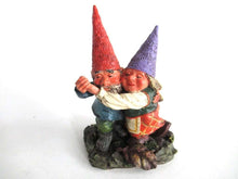 UpperDutch:Gnome,Rien Poortvliet gnome Dancing Gnome couple. Classic Gnomes 'Fryda and Fred Dancing'.