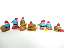 UpperDutch:Gnome,Set of 7 Vintage Gnomes - stoneware.
