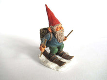 UpperDutch:Gnome,Skiing Gnome 'Paul on Skites'. Part of the 2001 Classic Gnomes series designed by Rien Poortvliet