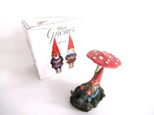 UpperDutch:,'Slumber Chief' a design by Rien Poortvliet. Gnome sleeping under a mushroom. Dutch Classic gnomes series. AAAAAAA International Co. Ltd.