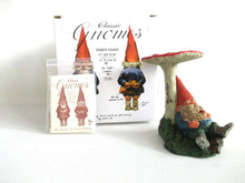 UpperDutch:,Slumber Chief Gnome Figurine in original box 1993 Rien Poortvliet, gnome under Mushroom.