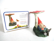 UpperDutch:,Slumber Chief Gnome Figurine in original box 1993 Rien Poortvliet, gnome under Mushroom.