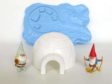 UpperDutch:,Startoys, 'The wisdom of the gnome'. No box. David el Gnomo gnome Igloo. Rien Poortvliet, BRB. 'La llamada de los gnomos'.