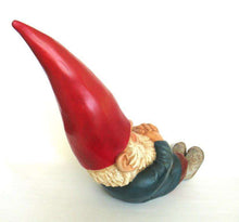 UpperDutch:Gnome,XL Garden gnome, Sleeping Gnome. Rien Poortvliet, David the Gnome Statue, Childrens decor, David el Gnomo.
