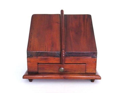 UpperDutch:Home and Decor,Stationary Cabinet Antique letter box Desk Stationary Box. Antique English Writing Desk Box.