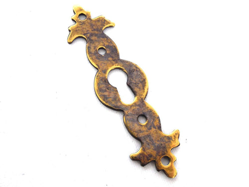UpperDutch:Hooks and Hardware,1 (ONE) Vintage Keyhole cover, escutcheon, keyhole frame, Keyhole Cover.
