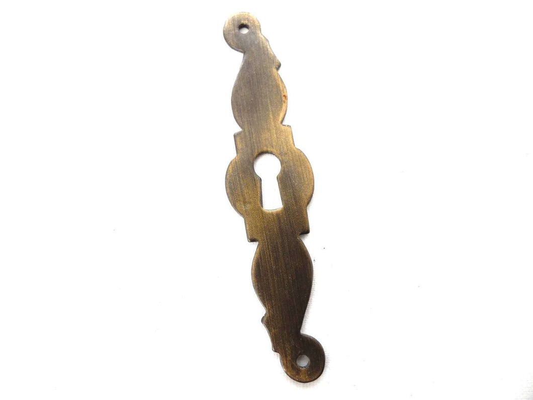 UpperDutch:Hooks and Hardware,1 (ONE) Keyhole cover, keyhole frame, Vintage metal Escutcheon.