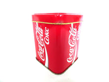 UpperDutch:,Coca Cola Storage Tin, Coca Cola Tin. Metal box, Coca Cola Collectible, Coca Cola.