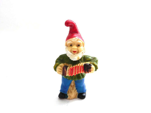 UpperDutch:Gnomes,Gnome figurine Vintage Pocket Gnome - Small miniature Gnome.