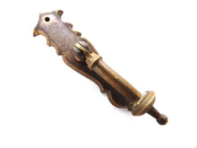 UpperDutch:Hooks and Hardware,Drawer Pull, Antique Hanging Drawer Pull, Brass Cabinet knob, Drop Door Handle. Cabinet hardware, restoration hardware.