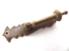 UpperDutch:Hooks and Hardware,Drawer Pull, Antique Hanging Drawer Pull, Brass Cabinet knob, Drop Door Handle. Cabinet hardware, restoration hardware.