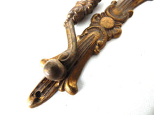 UpperDutch:Hooks and Hardware,Drawer Handle, Vintage Brass Ornate Drawer Handle, Drop pull.