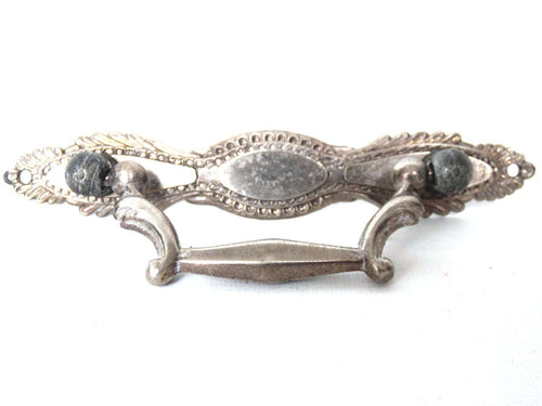 UpperDutch:Hooks and Hardware,Drawer Handle, Vintage Ornate Drawer Handle, Escutcheon, Drop pull.