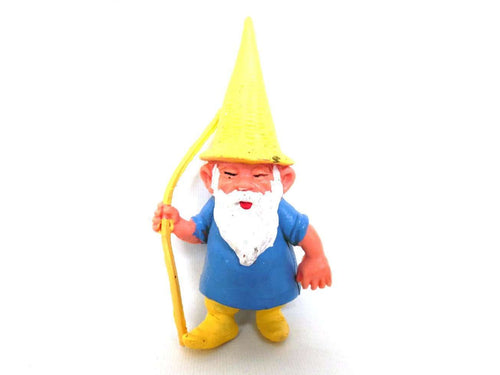 UpperDutch:Gnomes,ONE Old man Gnome figurine, after a design by Rien Poortvliet, Brb collectible pocket gnome gus old man, mini garden gnome.