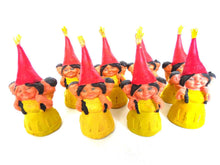 UpperDutch:Gnomes,1 (ONE) Gnome figurine, Gnome after a design by Rien Poortvliet, Brb Gnome gnome with babies on her back, Lisa the Gnome.