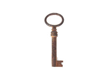 UpperDutch:Hooks and Hardware,Antique Skeleton Key. Beautiful antique metal key, skeleton key, shabby, rusty, rustic.
