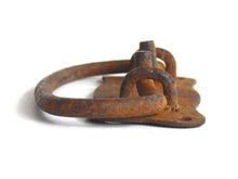 UpperDutch:Hooks and Hardware,Authentic Rusty Antique Chest Handle / Drawer Handle / drop pull