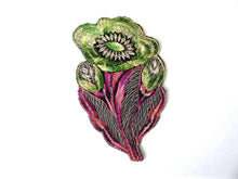 UpperDutch:Sewing Supplies,Applique, flower applique, 1930s vintage embroidered applique. Vintage floral patch, sewing supply.