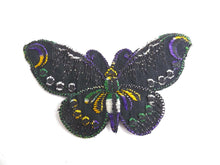 UpperDutch:Sewing Supplies,Butterfly applique, 1930s vintage embroidered applique. Vintage patch, sewing supply. Applique, Crazy quilt.