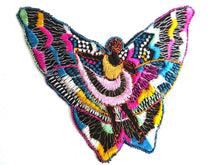 UpperDutch:Sewing Supplies,Applique, fairy, butterfly applique, 1930s vintage embroidered applique. Vintage patch, sewing supply.