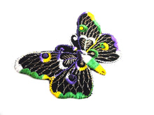 UpperDutch:Sewing Supplies,Butterfly applique, 1930s vintage embroidered applique. Vintage patch, sewing supply. Applique, Crazy quilt