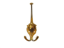 UpperDutch:Hooks and Hardware,1 (ONE) Solid Brass Lion Head Wall hook, Coat hook, Antique Coat Hook, Lion, Victorian Style.