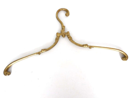 UpperDutch:Bride Hanger,1 (one) Brass Clothes Hanger, Clothes Hangers, Antique French Coat hanger, Wedding dress.