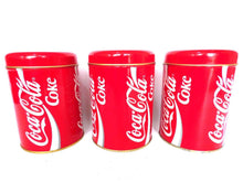 UpperDutch:,Set of 3 Coca Cola Tin. Metal box, Coca Cola Round Storage tin.