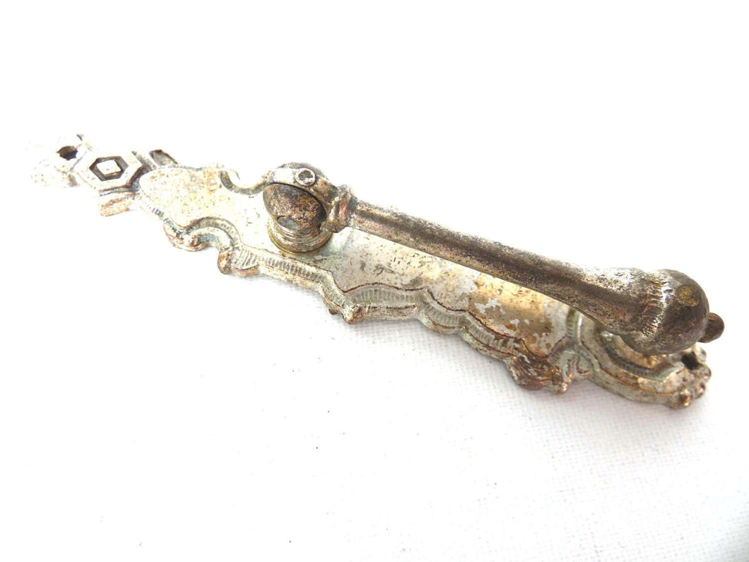 UpperDutch:Hooks and Hardware,Drawer Pull, Antique Hanging Drawer Pull, Cabinet knob, Drop Door Handle. Cabinet hardware, restoration hardware.