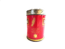 UpperDutch:Tin,Tobacco tin. Golden-Tin Dr Dushkind American Cigarettes tin. Collectible advertising tobacco. Tobacciana, storage.