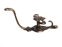UpperDutch:Hooks and Hardware,1 (ONE) Vintage Coat hook, Wall hook, Ornate Victorian style hook, Made in Italy, Brev.