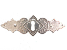 UpperDutch:Hooks and Hardware,1 (ONE) Keyhole Cover, Keyhole plate, metal keyhole frame, Metal Escutcheon.