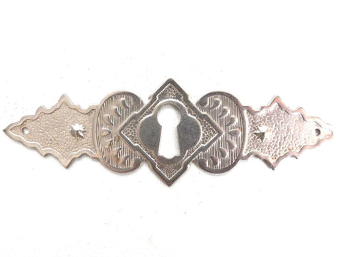 UpperDutch:Hooks and Hardware,1 (ONE) Keyhole Cover, Keyhole plate, metal keyhole frame, Metal Escutcheon.