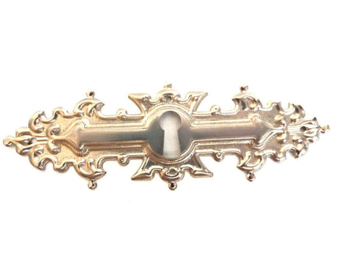 UpperDutch:Hooks and Hardware,Keyhole Cover, Keyhole plate, metal keyhole frame, Metal Escutcheon.