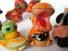 UpperDutch:Home and Decor,Sharpeners, Set of 9 Antique Collectibles Clay Sharpeners, Pencil sharpener, Different Animals.