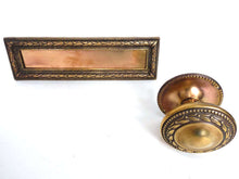 UpperDutch:Hooks and Hardware,Antique Door Knob and a matching Letter Slot. Large Doorknob for Front Door and a Brass Mail Slot, hardware, Front door,