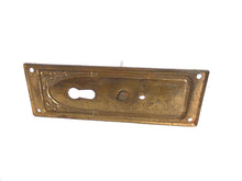 UpperDutch:Hooks and Hardware,Antique Cabinet Drop Pull, Vintage Door Knob, Distressed Door Handle, Keyhole cover with handle, Escutcheon.