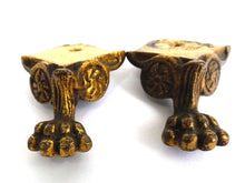 UpperDutch:Hooks and Hardware,Set 2 pcs Brass Lion Paws, Antique Solid Brass Claws, Feet.