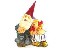 UpperDutch:Gnomes,Rien Poortvliet, 8 INCH Gnome figurine, Gnome after a design by Rien Poortvliet, Gnome Couple on a Couch, Klaus Wickl.