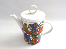 UpperDutch:Pottery,Villeroy and Boch, Acapulco Small Tea Pot. Luxemburg, Acapulco pattern design Christine Reuter in 1967.