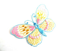 UpperDutch:Sewing Supplies,Butterfly applique, 1930s vintage embroidered applique. Vintage patch, sewing supply. Applique, Crazy quilt.