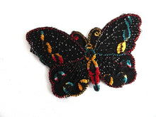 UpperDutch:Sewing Supplies,Antique Butterfly applique, 1930s vintage embroidered applique. Vintage patch, sewing supply. Applique, Crazy quilt.