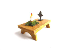 UpperDutch:Gnomes,Small gnomes table with decoration, Klaus Wickl 1995, Enesco, Rien Poortvliet, Miniature collectibles.