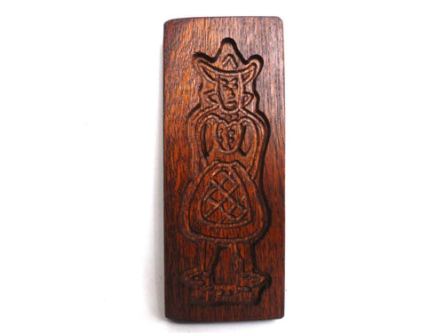 UpperDutch:Cookie Mold,Wooden cookie mold. Wooden Dutch Folk Art Cookie Mold. speculaas plank, springerle.