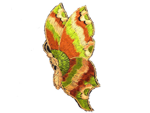 UpperDutch:Sewing Supplies,Butterfly, Applique, Authentic Collectible Butterfly applique, 1930s  embroidered applique. Vintage patch. Crazy quilt.