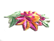 UpperDutch:Sewing Supplies,Flower, Patch, Applique, 1930s vintage embroidered applique. Vintage floral patch, sewing supply.