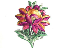 UpperDutch:Sewing Supplies,Flower, Patch, Applique, 1930s vintage embroidered applique. Vintage floral patch, sewing supply.