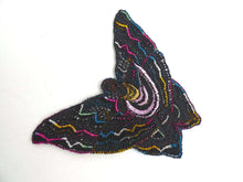 UpperDutch:Sewing Supplies,Applique, fairy, butterfly applique, 1930s vintage embroidered applique. Vintage patch, sewing supply.
