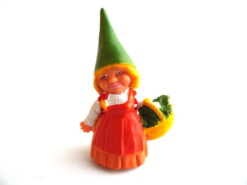 UpperDutch:Gnomes,1 (ONE) Gnome figurine, Gnome after a design by Rien Poortvliet, Brb Gnome, Lisa the Gnome.